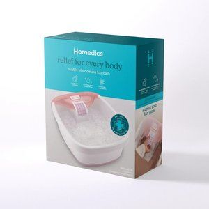 Homedics Bubble Bliss Deluxe Foot Spa Massager NIB